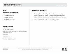 2023 Panini Donruss Optic NFL Football H2 Box Classic