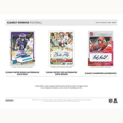 2023 Panini Clearly Donruss Football NFL Hobby Box Taass sale