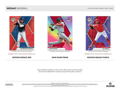 2021 Panini Mosaic Baseball Hobby Box Lifestyle