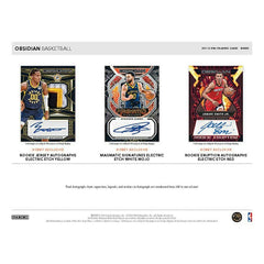 2022/23 Panini Obsidian Basketball NBA Hobby Box Taass sale