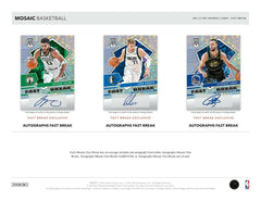2021/22 Panini Mosaic Basketball NBA Fast Break Box Classic