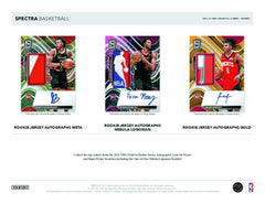 2021/22 Panini Spectra Basketball NBA Hobby Box Taass sale