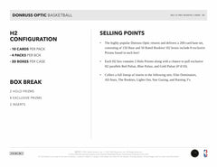2021/22 Panini Donruss Optic H2 Basketball NBA Box Taass sale