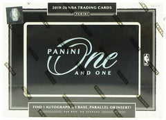 2019/20 Panini One and One Basketball Hobby Box NBA Taass US