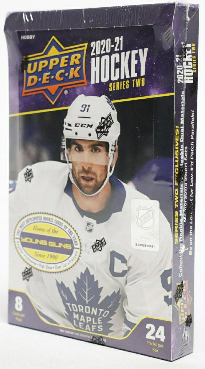 2020/21 Upper Deck Series 2 Hockey Hobby Box NHL Taass for sale