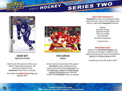 2020/21 Upper Deck Series 2 Hockey Hobby Box NHL Taass for sale
