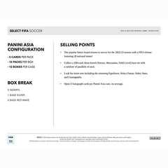 2022/23 Panini Select FIFA Soccer Asia Tmall Box Taass sale