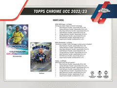 2022/23 Topps Chrome UEFA Club Competitions Soccer Lite Box Fashion