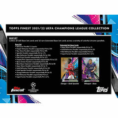 2021/22 Topps Finest UEFA Champions League Soccer Hobby Box Fashion