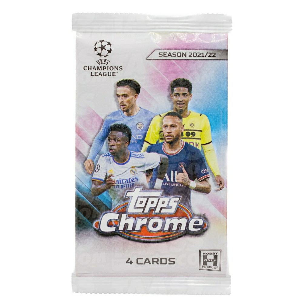 2021/22 Topps UEFA Champions League Chrome Soccer Lite Pack Taass for sale