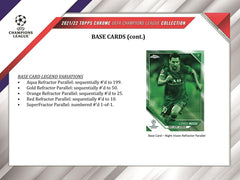 2021/22 Topps UEFA Champions League Chrome Soccer Lite Pack Taass for sale