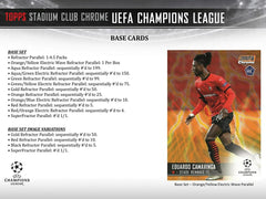 2020/21 Topps UEFA Stadium Club Chrome Champions League Soccer Hobby Box Taass sale