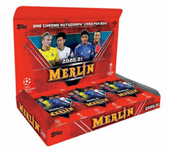 2020/21 Topps Merlin Chrome Soccer Hobby Box Taass US