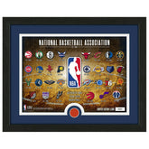 Highland Mint NBA Logos & Team-Used Basketball Frame Classic