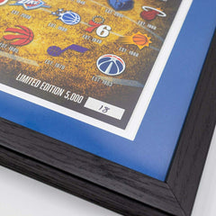 Highland Mint NBA Logos & Team-Used Basketball Frame Classic