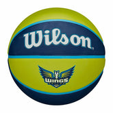 Dallas Wings Wilson Team Tribute WNBA Basketball (Size 6) Fashion