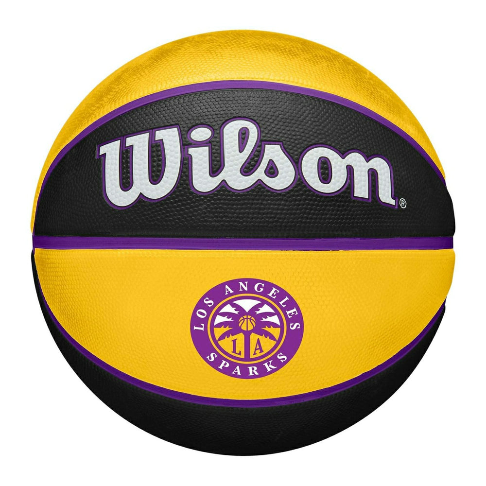 Los Angeles Sparks Wilson Team Tribute WNBA Basketball (Size 6) Fashion