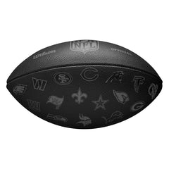 Wilson NFL All Team Logos Black Full Size Football Taass sale