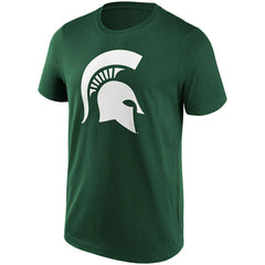 Michigan State Spartans Primary Logo NCAA T-Shirt Green Lifestyle
