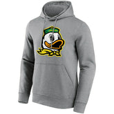 Oregon Ducks Primary Logo NCAA Hoodie Grey Taass sale