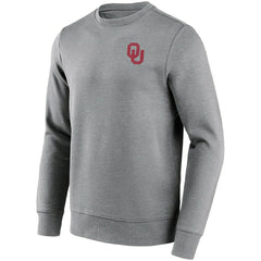 Oklahoma Sooners Boomer Sooner Crew Sweatshirt Gray Taass sale