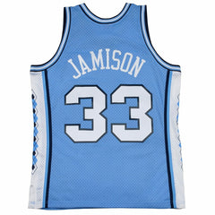 Antawn Jamison #33 North Carolina 1995-96 Mitchell & Ness Swingman NCAA Jersey Blue Lifestyle