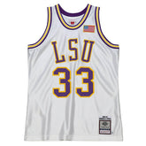 Shaquille O'Neal #33 LSU Tigers 1990-91 Mitchell & Ness Authentic NCAA Jersey White Lifestyle