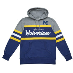 Michigan Wolverines Head Coach Mitchell & Ness NCAA College Vault Hoodie Taass US
