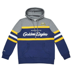 Marquette Golden Eagles Head Coach Mitchell & Ness NCAA College Vault Hoodie Fashion