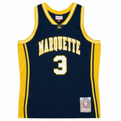 Dwyane Wade #3 Marquette University 2002-03 Mitchell & Ness Swingman NCAA Jersey Navy Taass sale