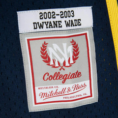 Dwyane Wade #3 Marquette University 2002-03 Mitchell & Ness Swingman NCAA Jersey Navy Taass sale