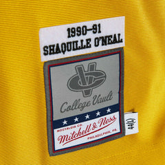 Shaquille O'Neal #33 LSU Tigers 1990-91 Authentic NCAA Jersey Yellow Classic