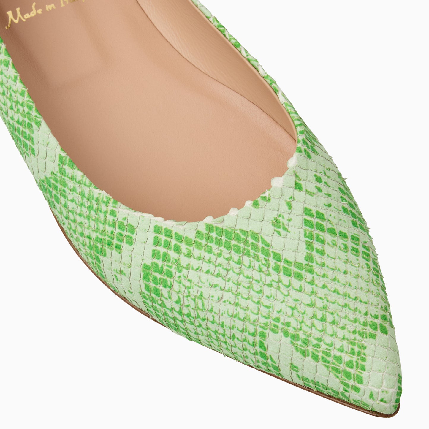Gabrisa Italian Leather Flat