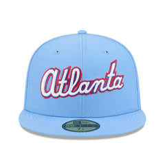 Atlanta Braves MLB City Connect Fan Pack 59FIFTY Fitted Cap Blue Lifestyle