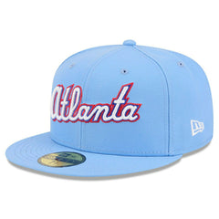 Atlanta Braves MLB City Connect Fan Pack 59FIFTY Fitted Cap Blue Lifestyle