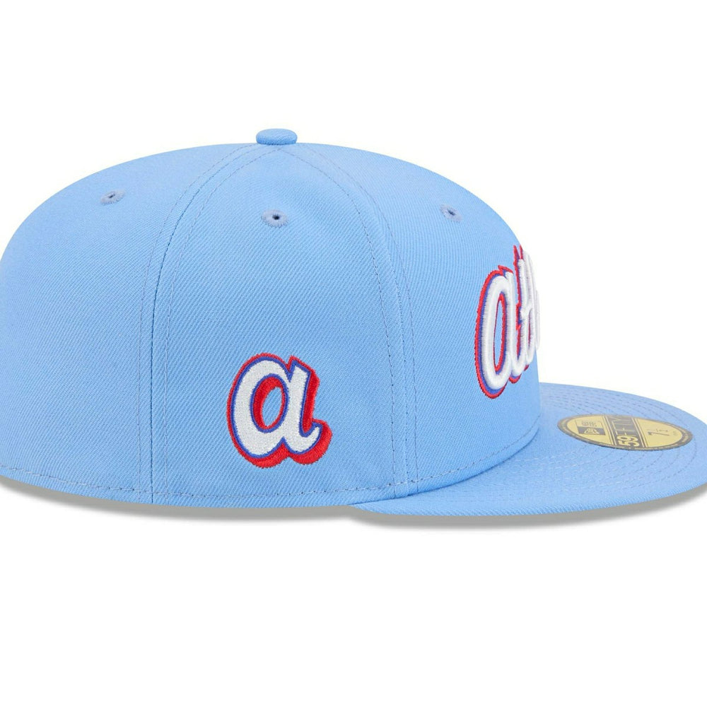 Atlanta Braves MLB City Connect Fan Pack 59FIFTY Fitted Cap Blue Lifestyle