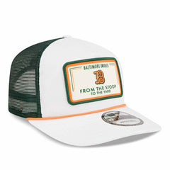 Baltimore Orioles 2026 MLB City Connect 19TWENTY Fan Pack Adjustable Trucker Cap White Taass sale