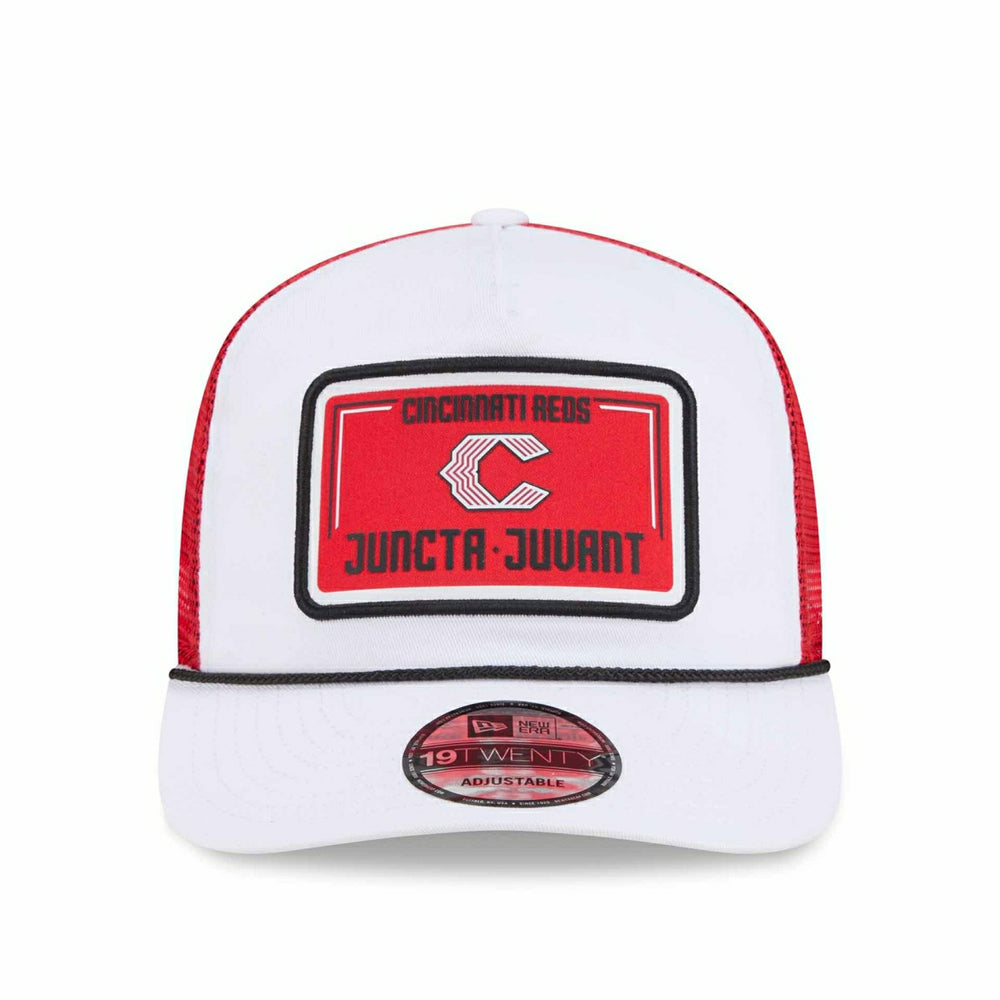 Cincinnati Reds 2026 MLB City Connect 19TWENTY Fan Pack Adjustable Trucker Cap White Fashion