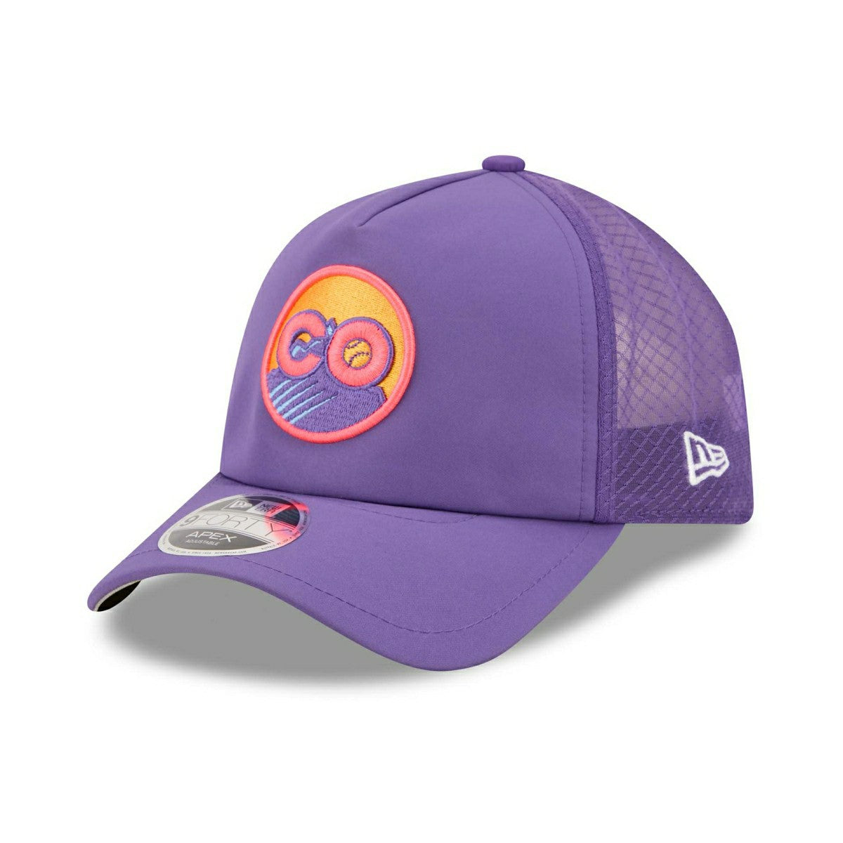 Colorado Rockies 2026 MLB City Connect 9FORTY APEX Trucker Cap Purple Taass sale