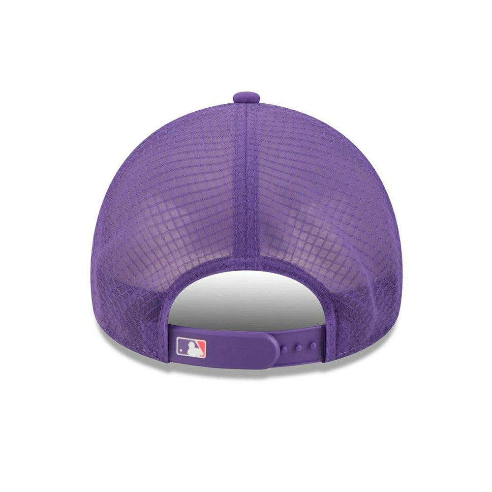 Colorado Rockies 2026 MLB City Connect 9FORTY APEX Trucker Cap Purple Taass sale