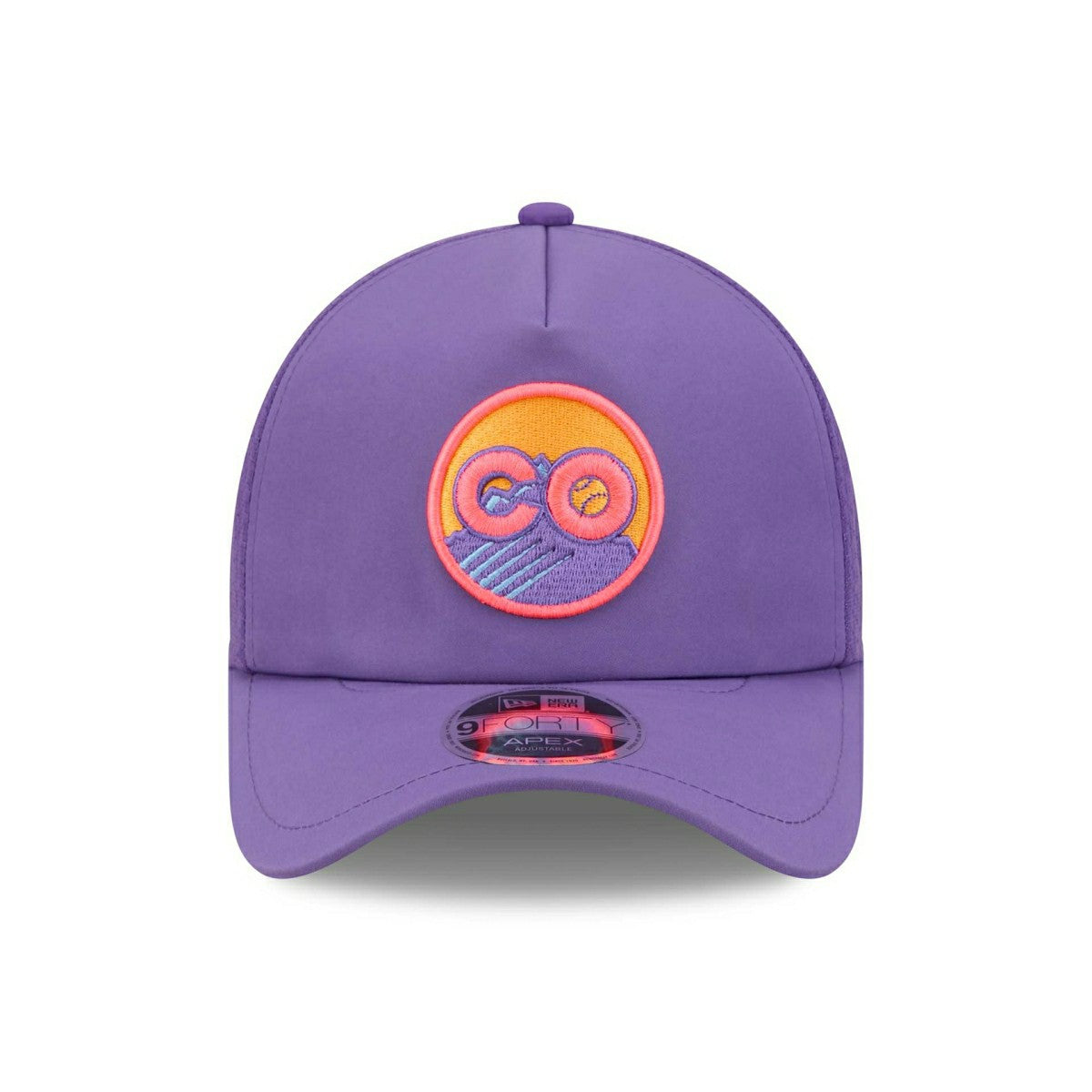 Colorado Rockies 2026 MLB City Connect 9FORTY APEX Trucker Cap Purple Taass sale