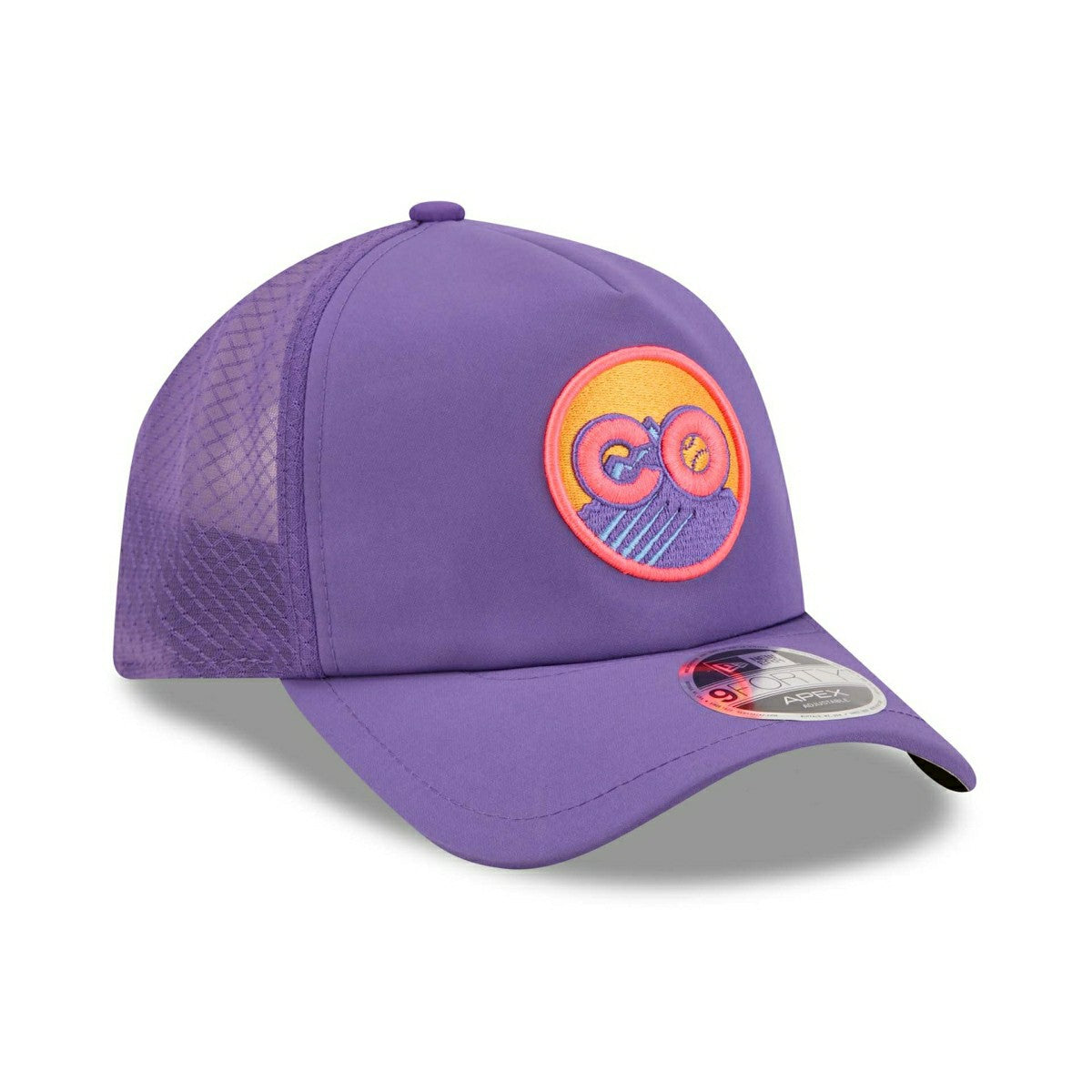 Colorado Rockies 2026 MLB City Connect 9FORTY APEX Trucker Cap Purple Taass sale