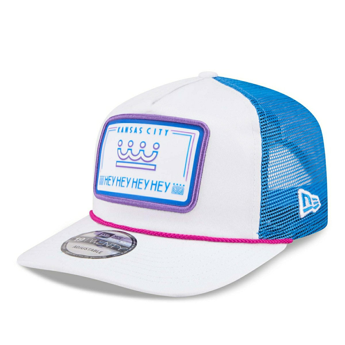 Kansas City Royals 2026 MLB City Connect 19TWENTY Fan Pack Adjustable Trucker Cap White Classic
