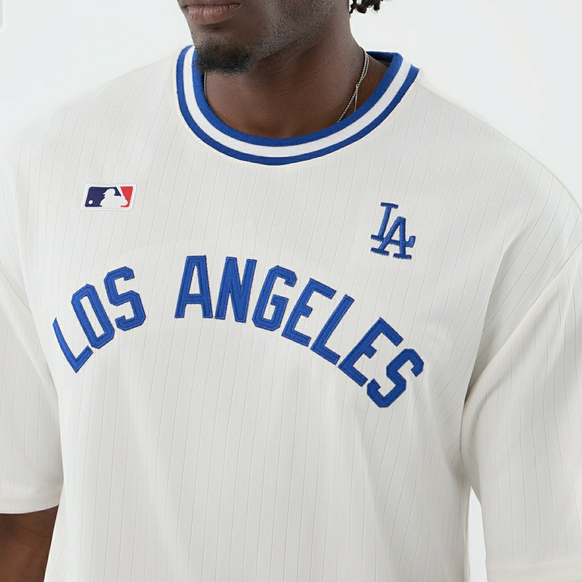 Los Angeles Dodgers Team Arch Oversized MLB T-Shirt White Lifestyle