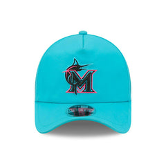 Miami Marlins 2026 MLB City Connect 9FORTY APEX Trucker Cap Teal Taass sale
