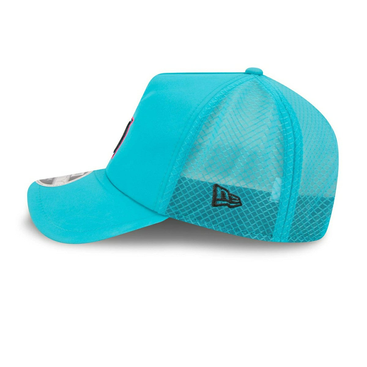 Miami Marlins 2026 MLB City Connect 9FORTY APEX Trucker Cap Teal Taass sale