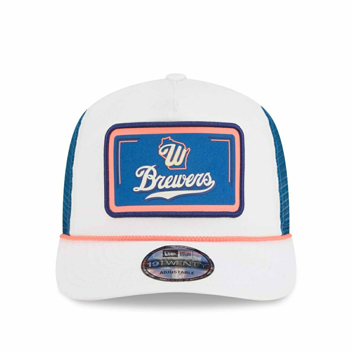 Milwaukee Brewers 2026 MLB City Connect 19TWENTY Fan Pack Adjustable Trucker Cap White Taass for sale