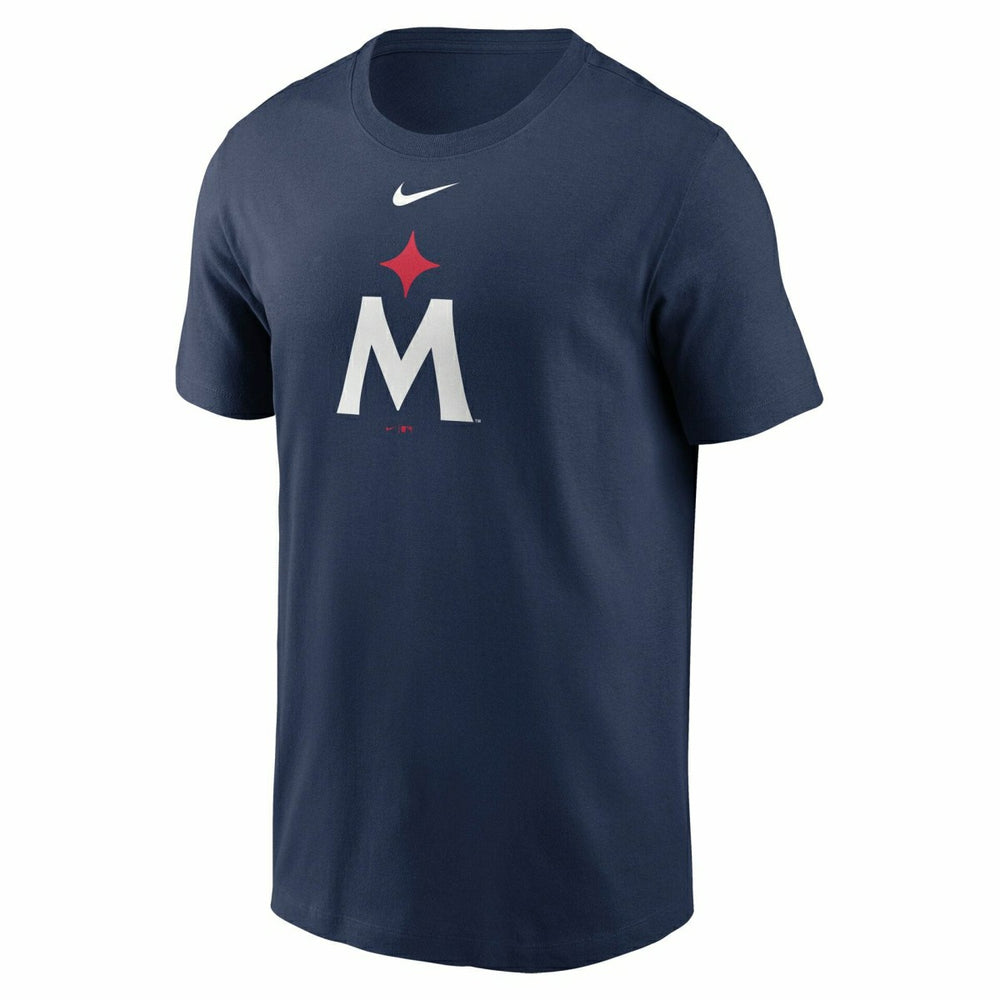 Minnesota Twins Large Logo MLB T-Shirt Navy Taass US