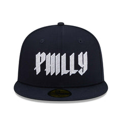 Philadelphia Phillies MLB City Connect Fan Pack 59FIFTY Fitted Cap Navy Lifestyle