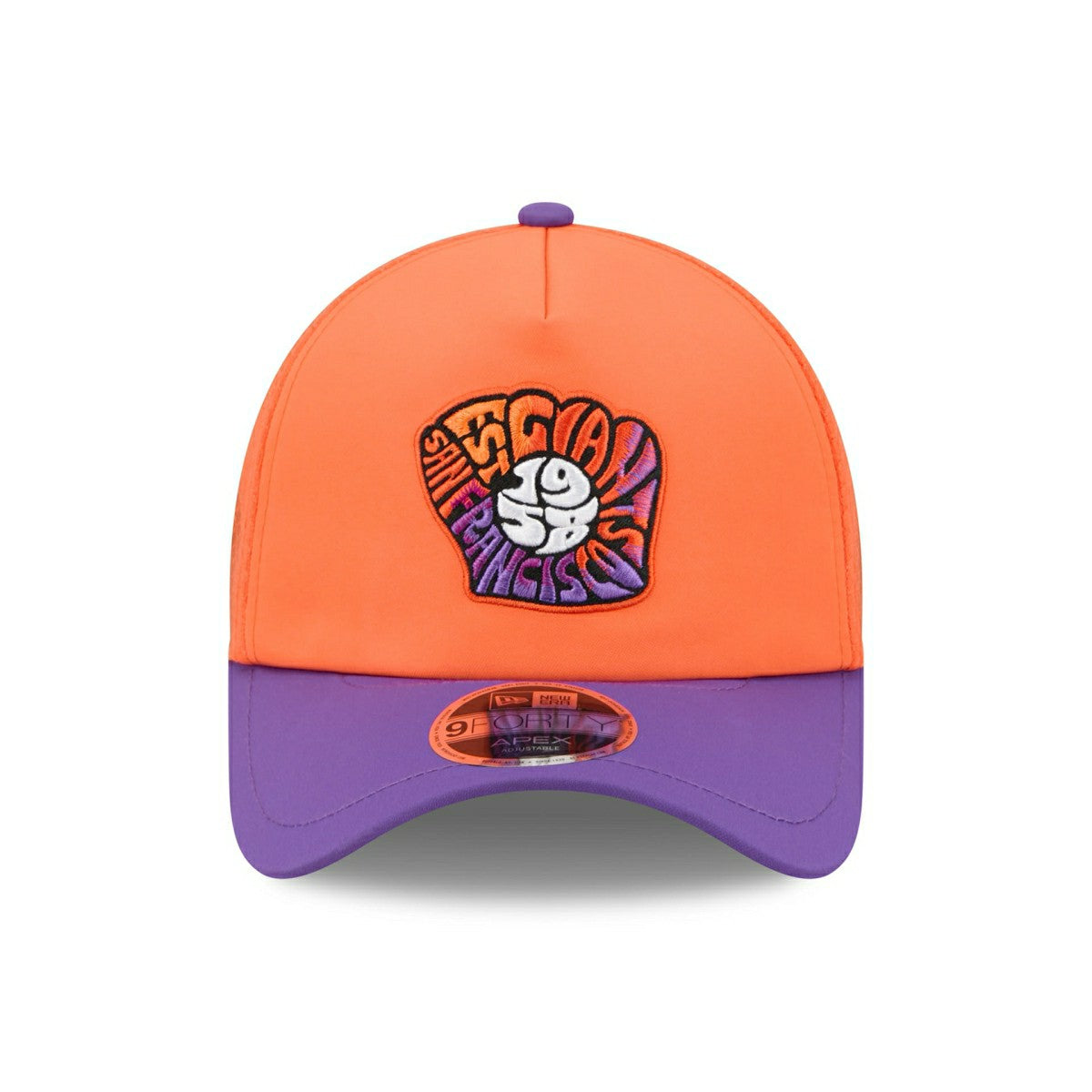 San Francisco Giants 2026 MLB City Connect 9FORTY APEX Trucker Cap Orange Taass US
